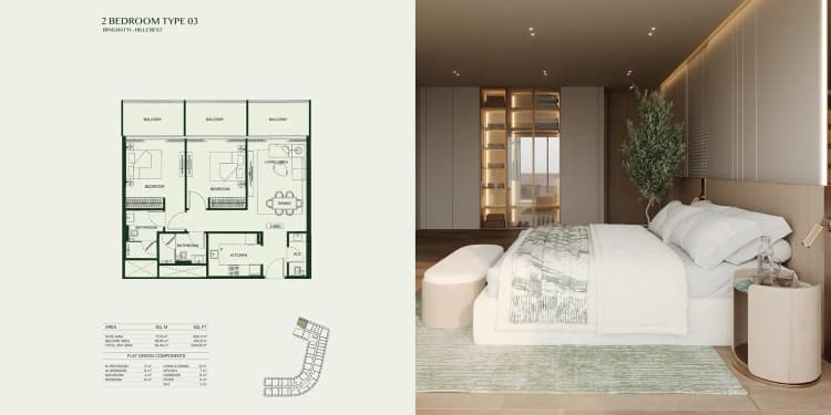 floor-34 Binghatti Hillcrest Arjan Dubai by Binghatti Developer