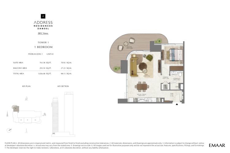 floor-4 Address Residences Zabeel | Emaar Apartments for Sale