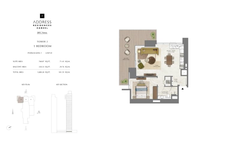 floor-40 Address Residences Zabeel | Emaar Apartments for Sale