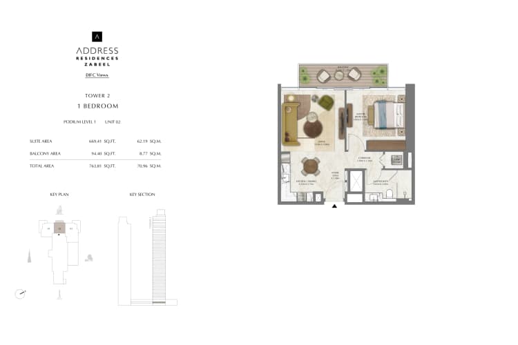 floor-41 Address Residences Zabeel | Emaar Apartments for Sale