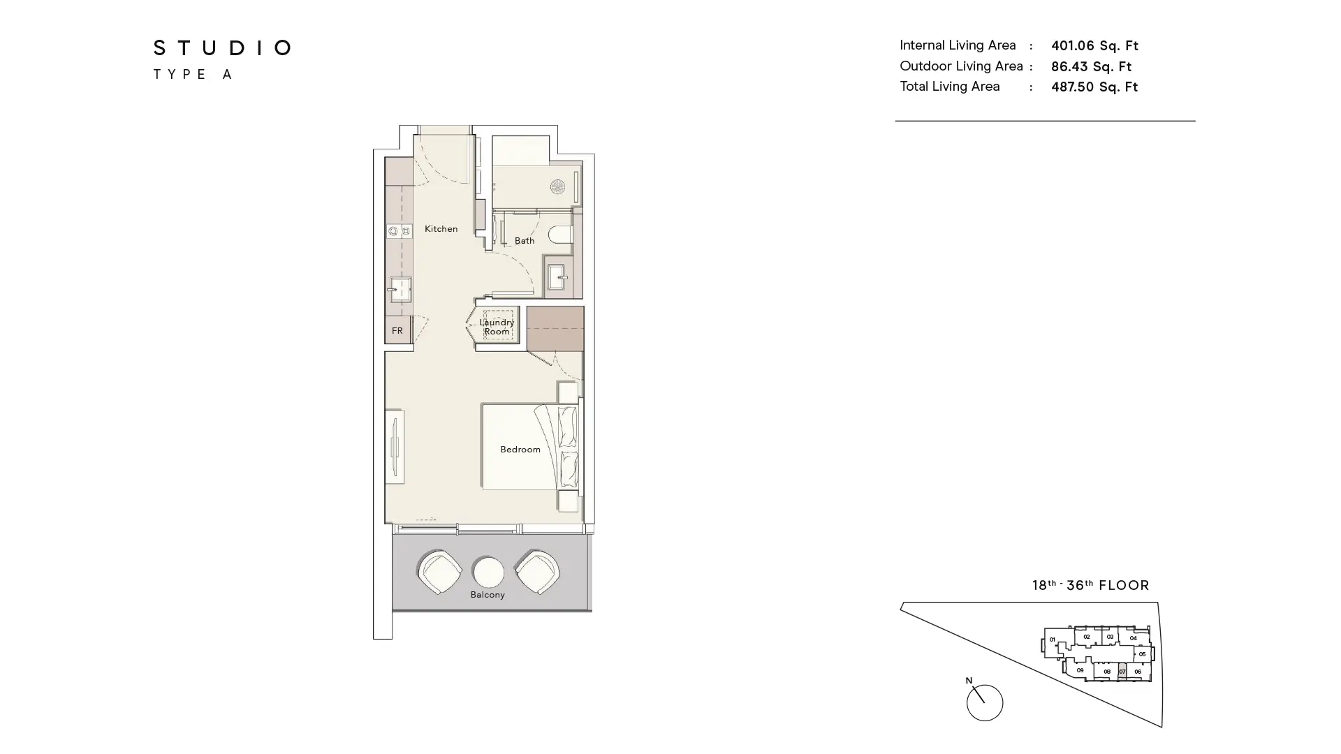 One River Point floor plan 15