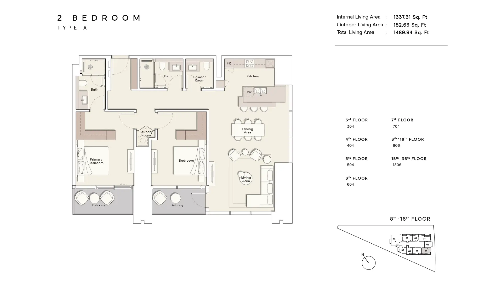 One River Point floor plan 20