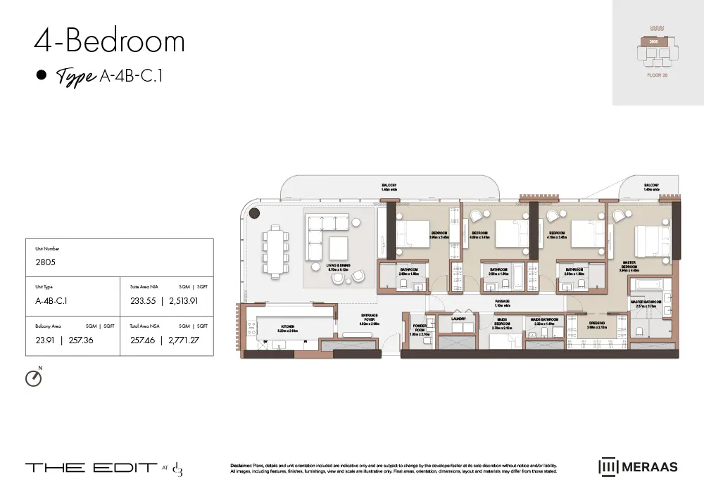 the edit at d3 floor plan 7