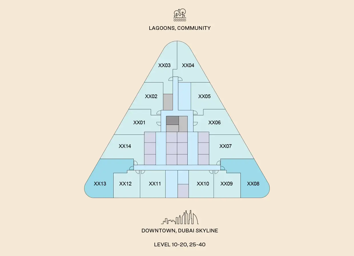 skyvue atelier floor plan 28
