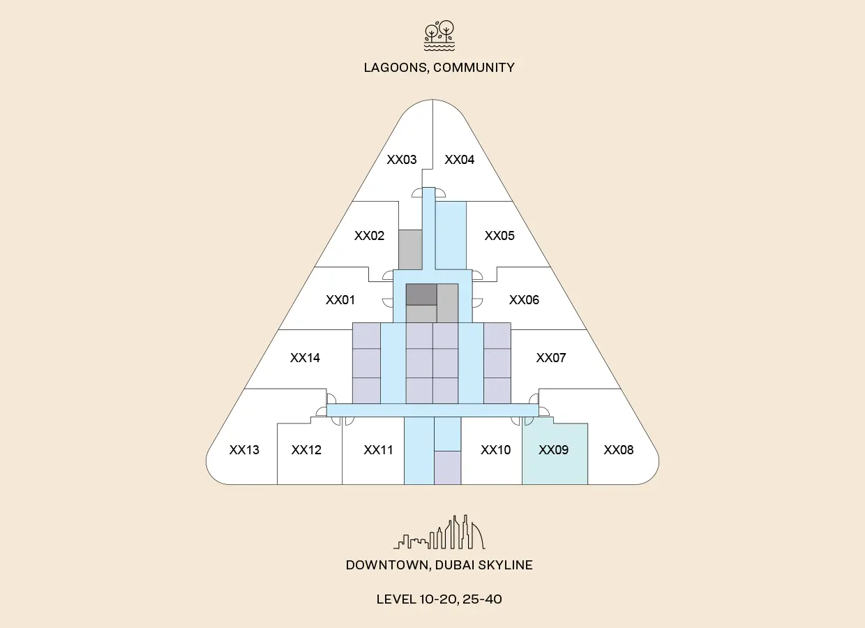 skyvue atelier floor plan 34