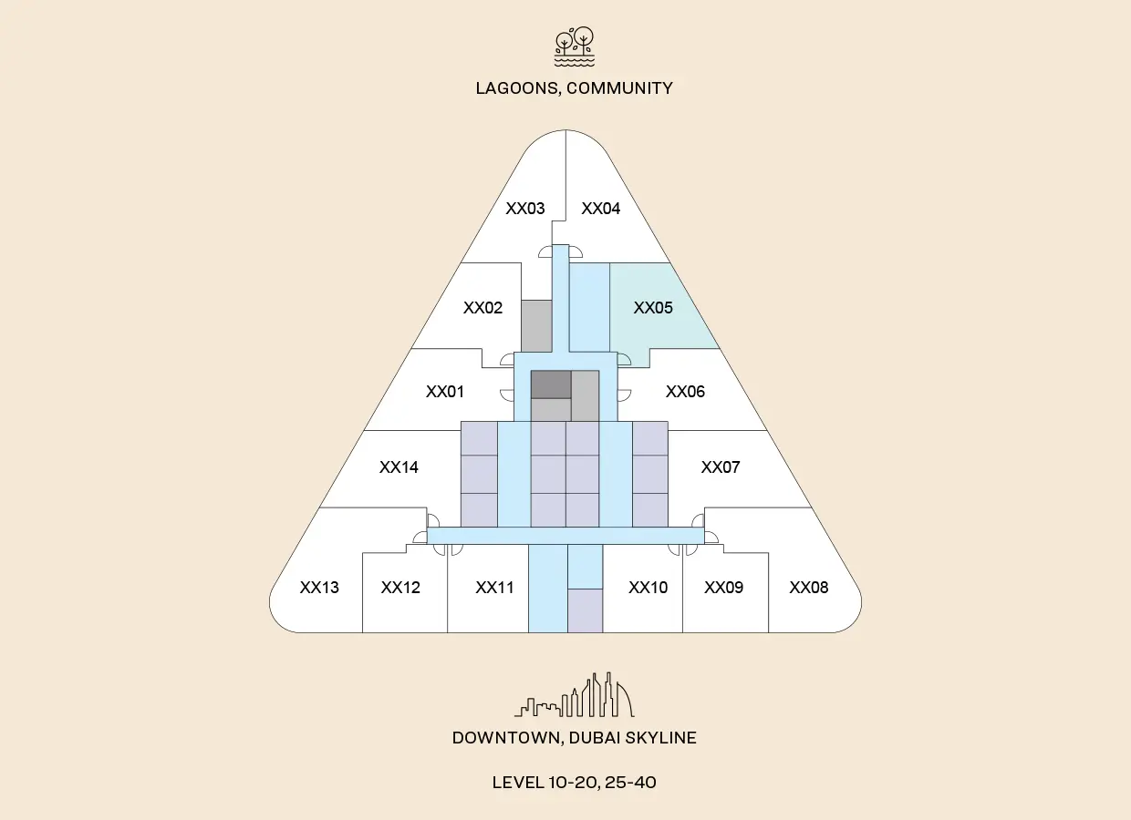 skyvue atelier floor plan 38
