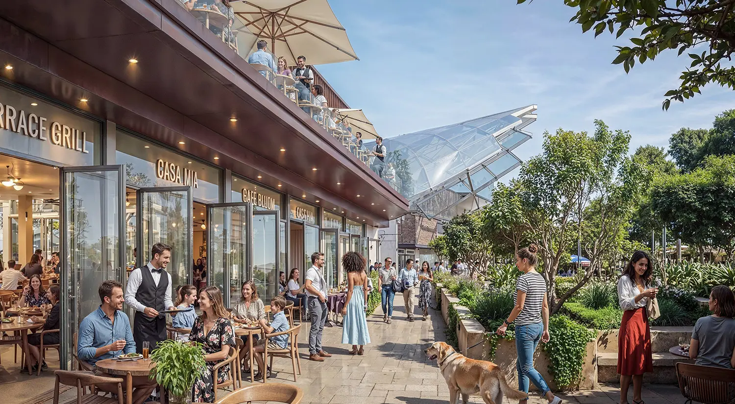 Social Life Unfolds Across Community 