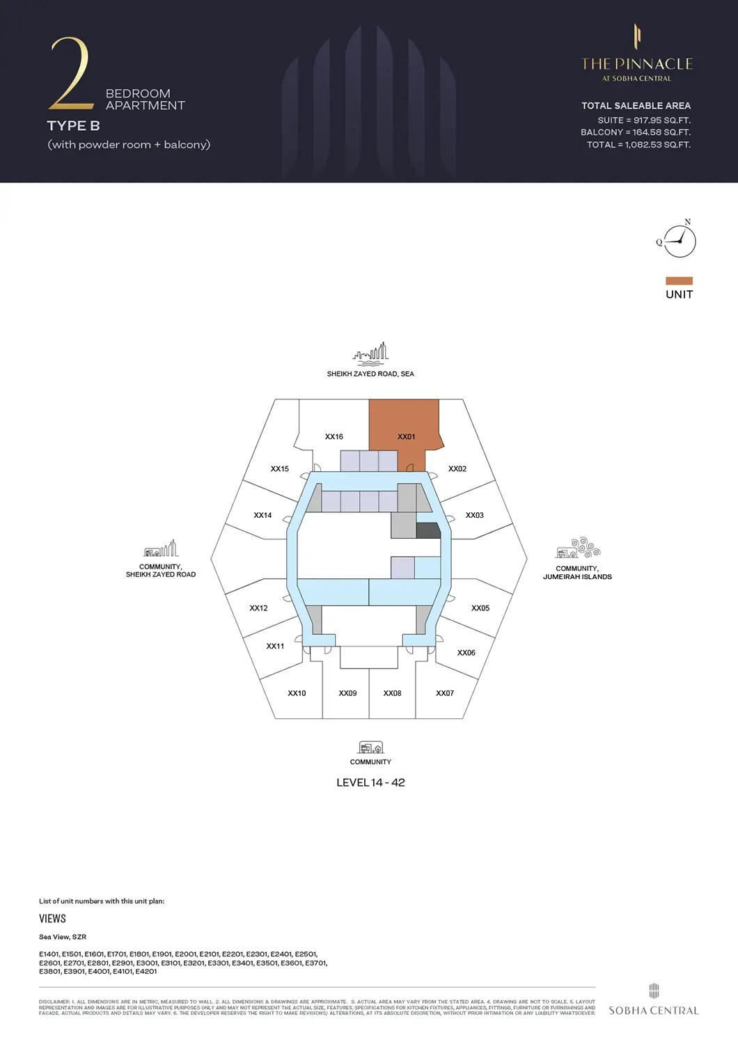 the pinnacle floor plan 72